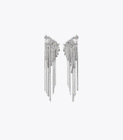Runway Pavé Serif T Earrings
