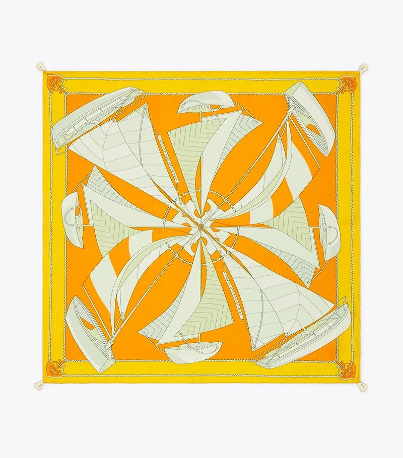 Sailboat Spiral Neckerchief