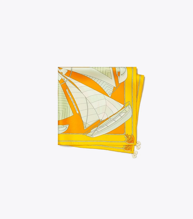 Sailboat Spiral Neckerchief