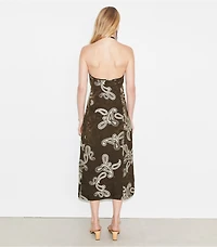 Satin Halter Dress