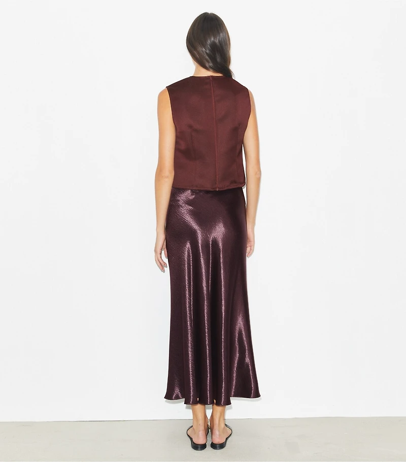 Satin Shell Top