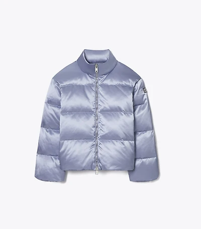 Satin Viscose Puffer Jacket