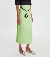 Satin Wrap Skirt