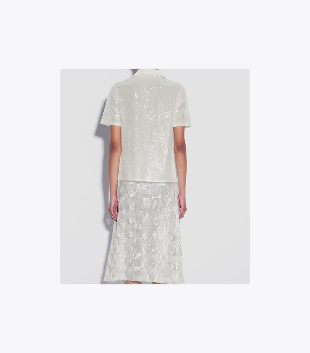 theia leona sequin embellished midi dress Theia Leona Sequin-Embellished Midi-Dress
