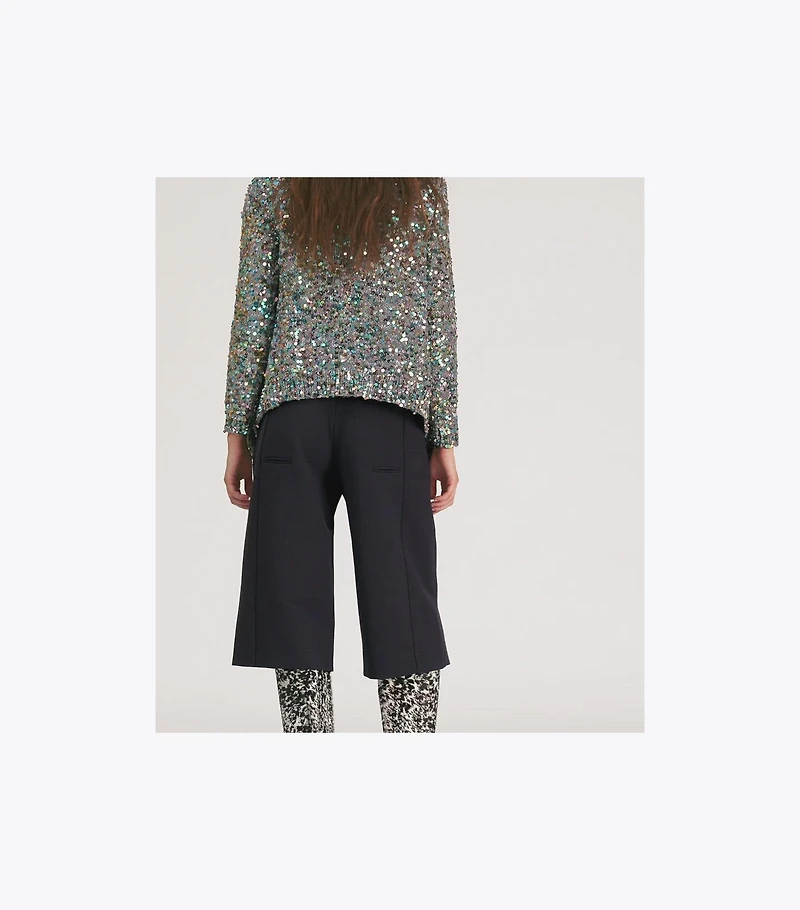 Sequin Fringe Cardigan