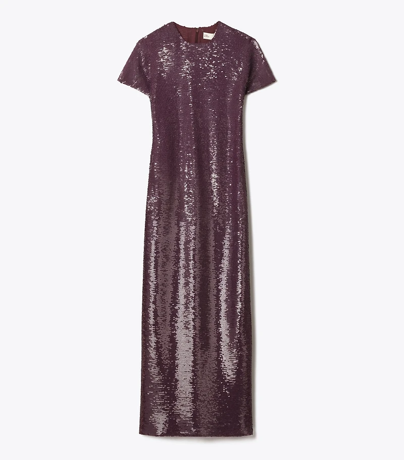 Sequined T-Shirt Dress