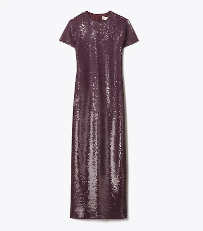 Sequined T-Shirt Dress