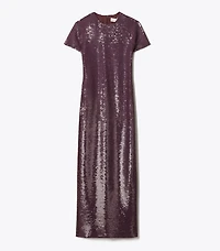 Sequined T-Shirt Dress