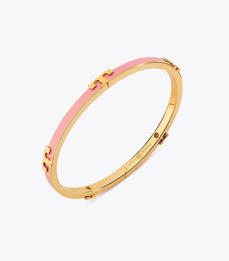 Serif-T Enameled Stackable Bracelet