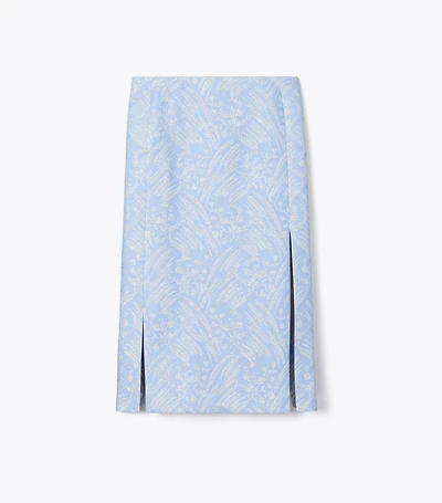 Silk Jacquard Skirt