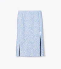 Silk Jacquard Skirt