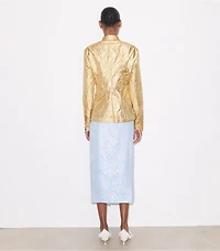 Silk Jacquard Skirt