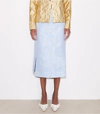 Silk Jacquard Skirt