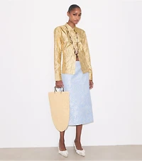 Silk Jacquard Skirt