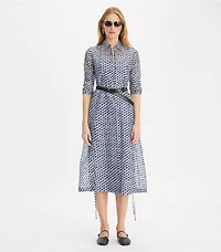 Silk Organza Shirtdress
