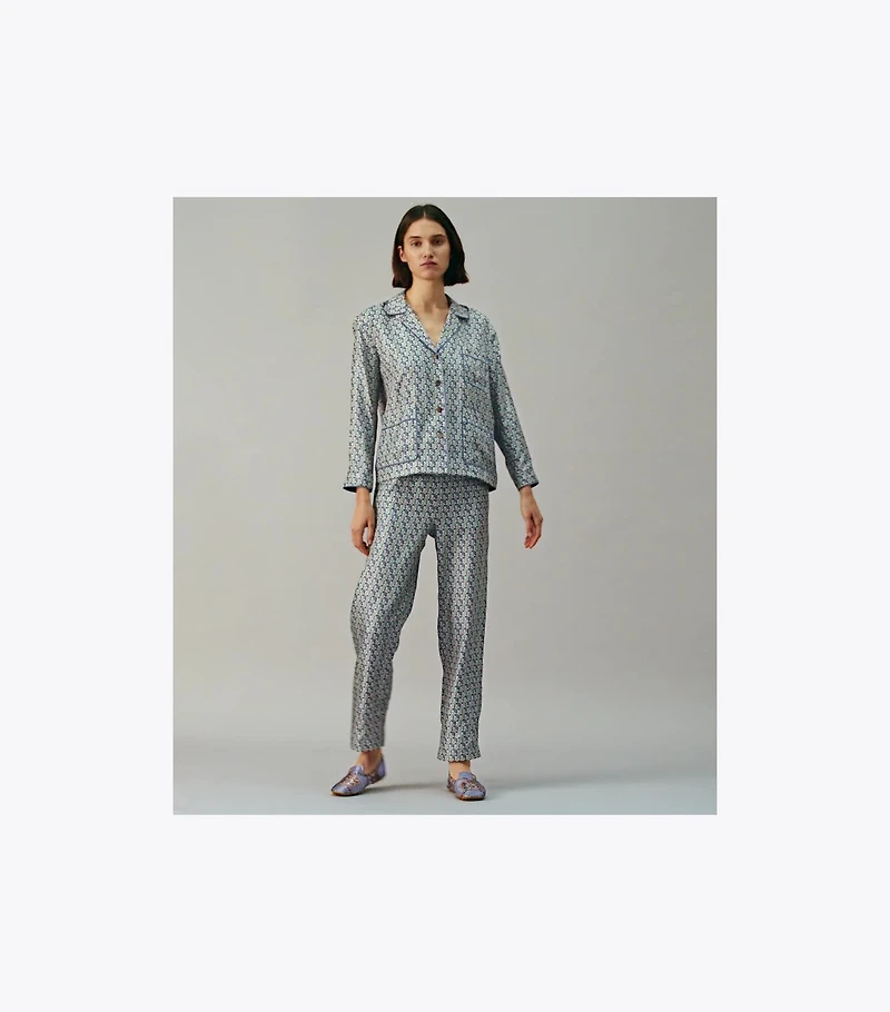 Silk Twill Pajama Set