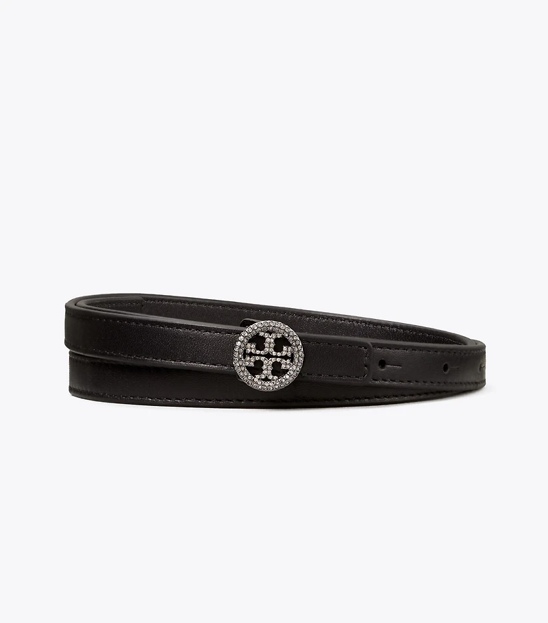 Tory Burch Skinny Embellished Logo Belt | The Summit