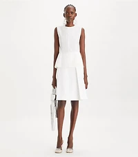 Sleeveless Cotton Poplin Top