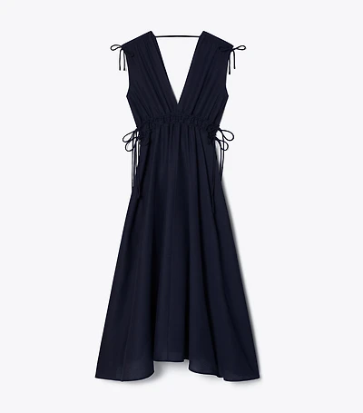 Sleeveless Smocked Dress