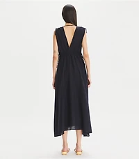 Sleeveless Smocked Dress