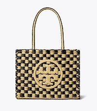 Small Ella Hand-Crocheted Checkered Tote