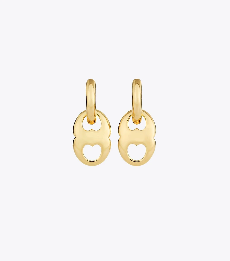 Small Gemini Hoop Earrings