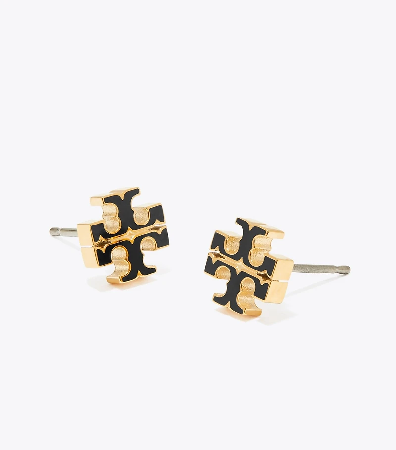 Small Icon Enamel Stud Earrings