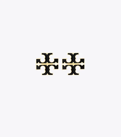 Small Icon Enamel Stud Earrings