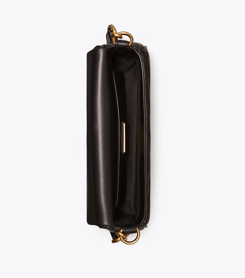 Small Kira Chevron Flap Shoulder Bag
