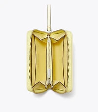 Small Kira Diamond Quilt Clover Zip-Around Wallet