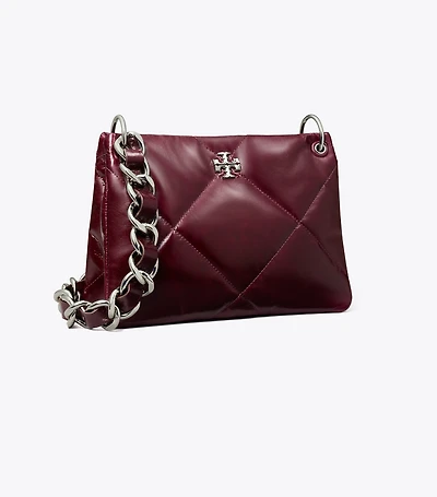 Small Kira Diamond Quilt Distressed Shoulder Bag