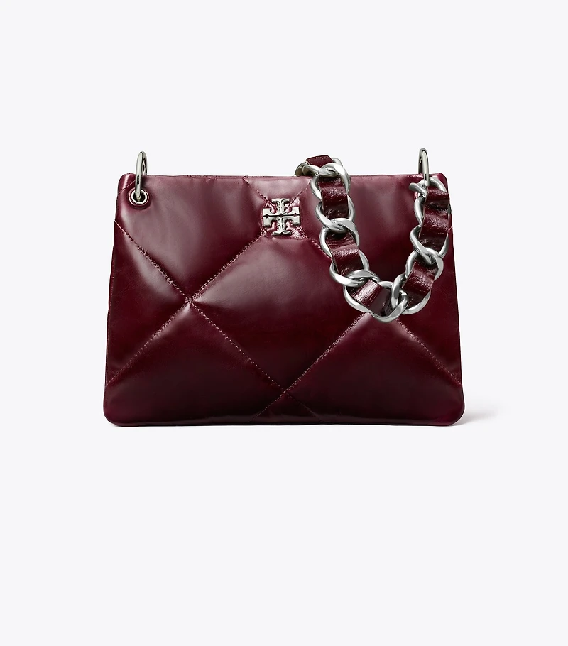 Small Kira Diamond Quilt Distressed Shoulder Bag