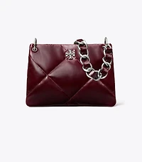 Small Kira Diamond Quilt Distressed Shoulder Bag