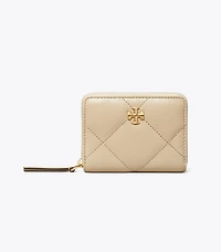 Small Kira Diamond Quilt Zip-Around Wallet