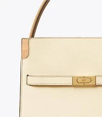 Small Lee Radziwill Pebbled Double Bag