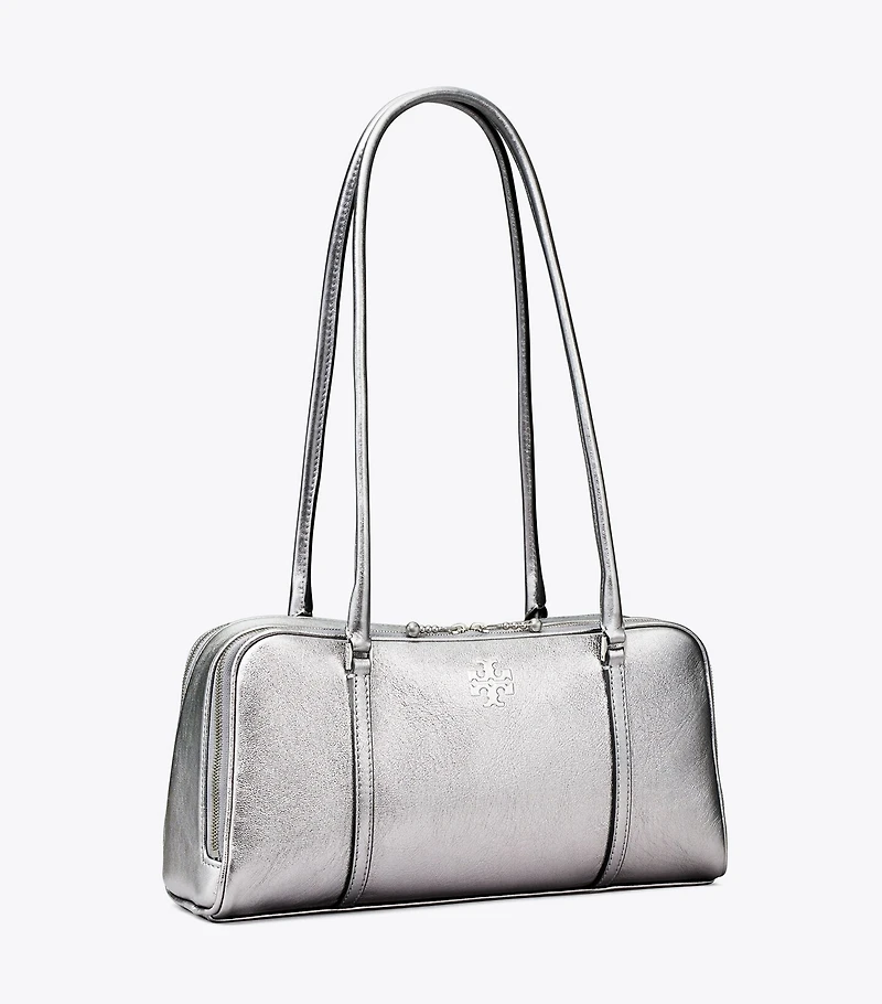 Small Metallic Marshmallow Satchel