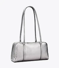 Small Metallic Marshmallow Satchel