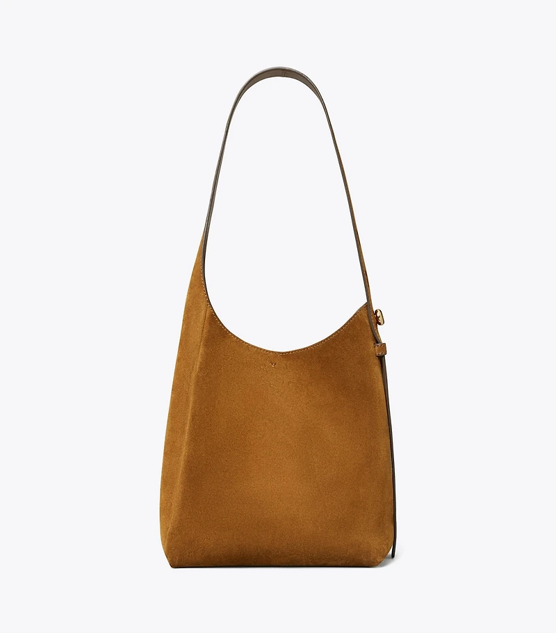 Small Suede Hobo Bag