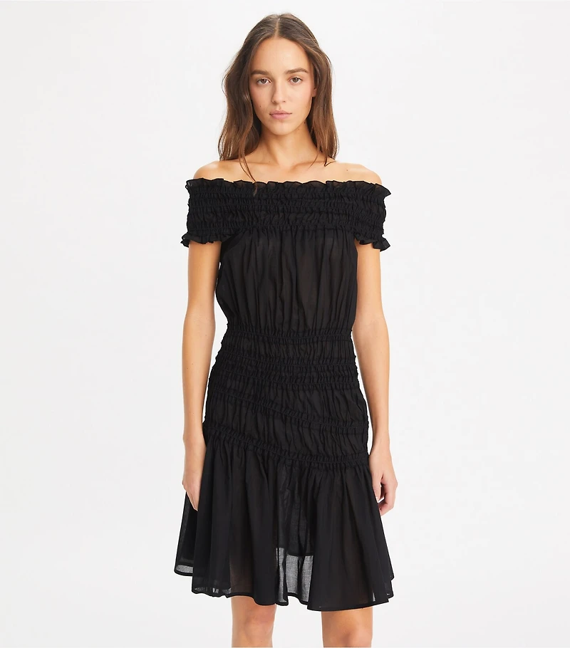 Smocked Cotton Dress