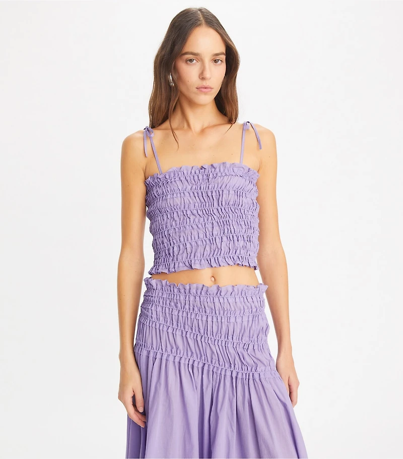 Smocked Cotton Top