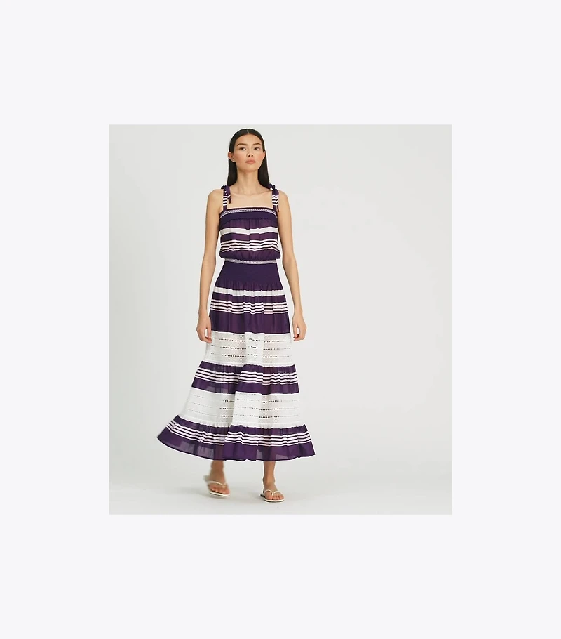 Smocked Midi Dress