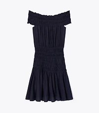 Smocked Viscose Dress