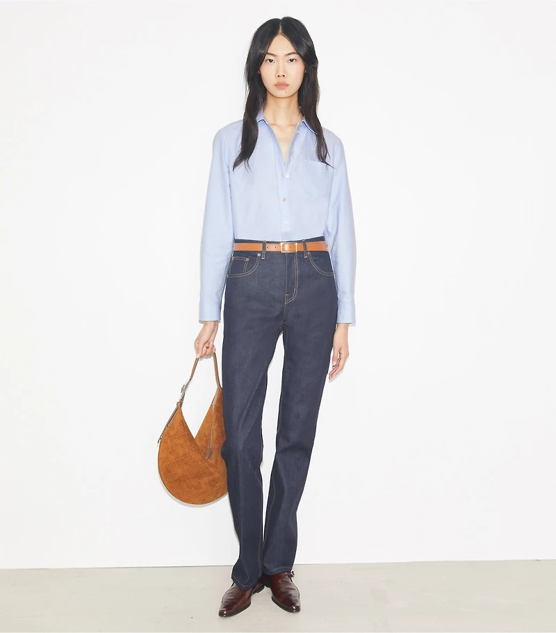 Straight-Leg Denim Jean