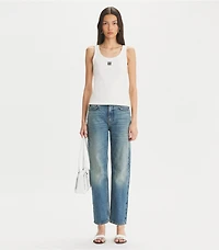 Straight Wide-Leg Jean