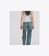 Straight Wide-Leg Jean