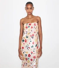 Strapless Sequin Dress