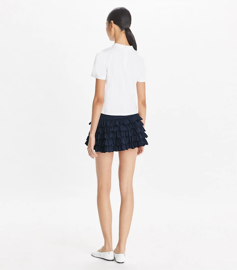 Stretch Mini Tennis Skirt
