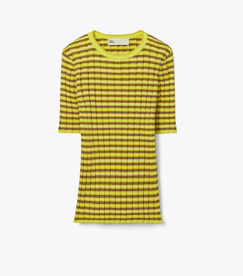 Striped Cotton Sweater