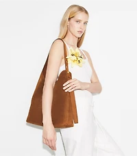 Suede Hobo Bag