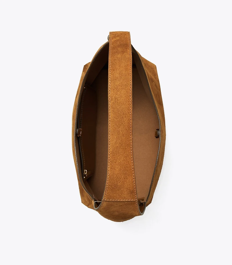 Suede Hobo Bag